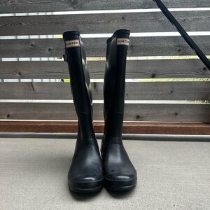 Hunter Original Classic Black Tall Rain Boot Wellies